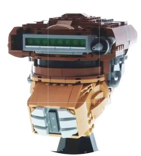 Star Wars Fighter Pilot Helmet Building Blocks Desk Decoration AT Jangos Kylos Fetts Rens C-3PO