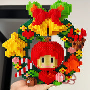 3122pcs Father Christmas Wreath Building Blocks Set