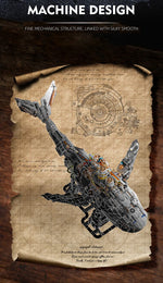 Mechanical Whale Building Set — Motorised Sea-Life Build with Light (Ages 8+)