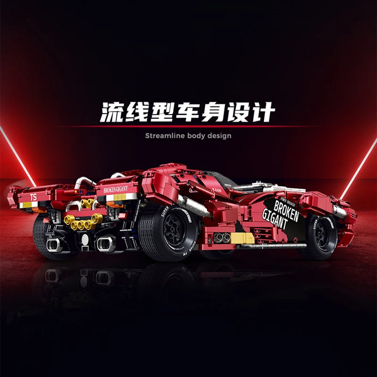 MOC Technical Super Racing Car Building Blocks Bricks 4158pcs