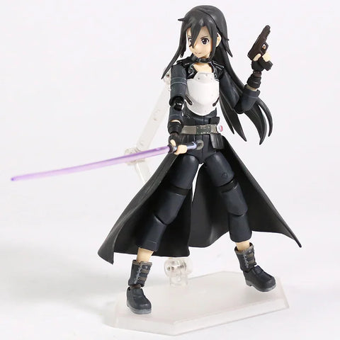Sword Art Online Kirito Kazuto Figma 174 Asuna Figma 178 PVC Action Figure Collectible Model Toy
