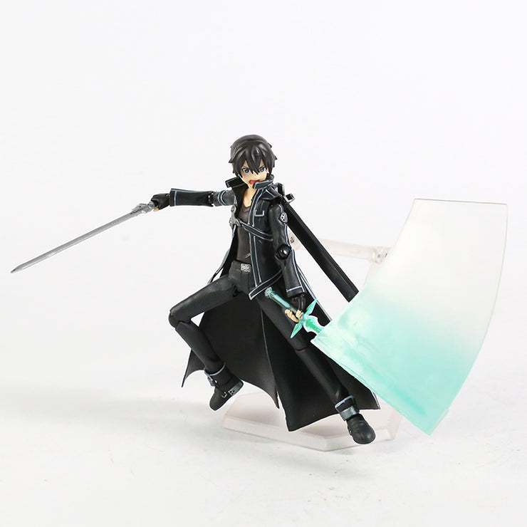Sword Art Online Kirito Kazuto Figma 174 Asuna Figma 178 PVC Action Figure Collectible Model Toy