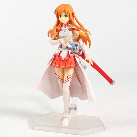 Sword Art Online Kirito Kazuto Figma 174 Asuna Figma 178 PVC Action Figure Collectible Model Toy