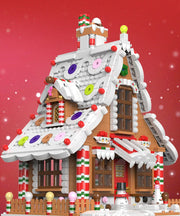 1455 Pcs City Christmas House House Building Blocks Friends Music Box Castle Train Santa Claus Tree Bricks Toys For Kids Gifts