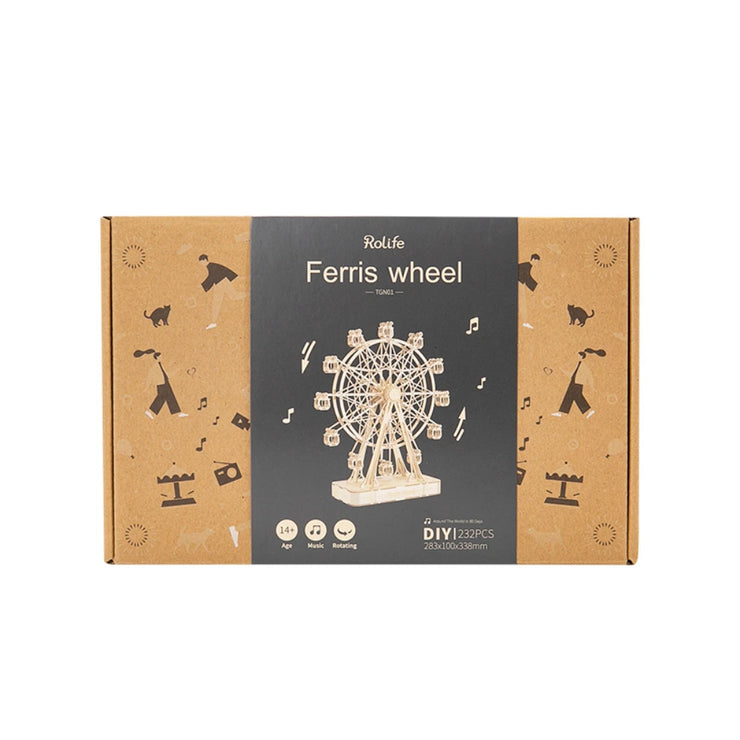 Robotime Rolife Rotatable Ferris Wheel – 232pcs DIY 3D Wooden Model Kit