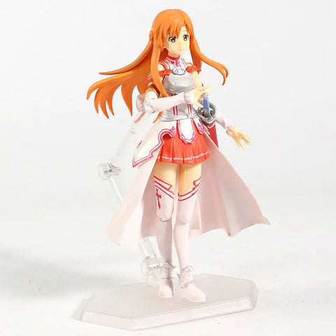 Sword Art Online Kirito Kazuto Figma 174 Asuna Figma 178 PVC Action Figure Collectible Model Toy
