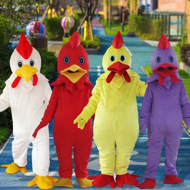 Chicken Mascot Costume – Cartoon Animal Cosplay for Easter, Parties, Advertising & Carnival Events