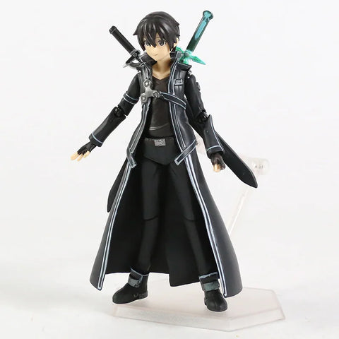 Sword Art Online Kirito Kazuto Figma 174 Asuna Figma 178 PVC Action Figure Collectible Model Toy