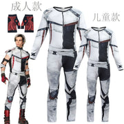 Descendants 3 Carlos Gil Cosplay Costume – Polyester 3D Printed Jumpsuit with Wig for Adults and Kids, Ideal for Halloween Events