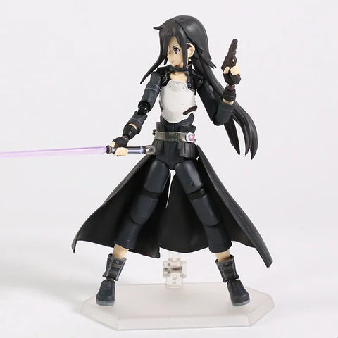 Sword Art Online Kirito Kazuto Figma 174 Asuna Figma 178 PVC Action Figure Collectible Model Toy