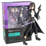 Sword Art Online Kirito Kazuto Figma 174 Asuna Figma 178 PVC Action Figure Collectible Model Toy