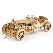 Robotime ROKR 3D Puzzle – Movable Steam Train, Car & Jeep Wooden Model Assembly Kit for Children and Adults