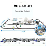 Electric High-Speed Railway Set – Harmony Train Model with DIY Tracks for Kids
