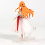 Sword Art Online Kirito Kazuto Figma 174 Asuna Figma 178 PVC Action Figure Collectible Model Toy