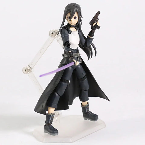 Sword Art Online Kirito Kazuto Figma 174 Asuna Figma 178 PVC Action Figure Collectible Model Toy