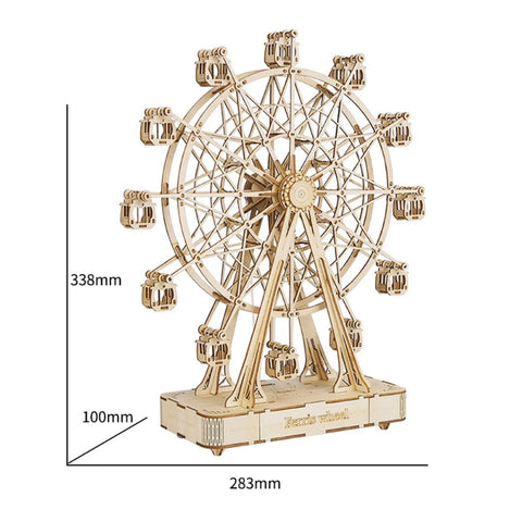 Robotime Rolife Rotatable Ferris Wheel – 232pcs DIY 3D Wooden Model Kit