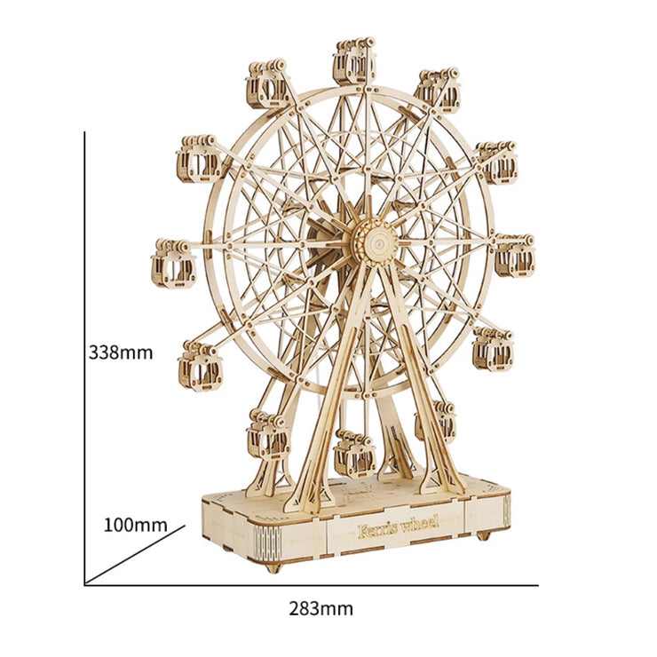 Robotime Rolife Rotatable Ferris Wheel – 232pcs DIY 3D Wooden Model Kit