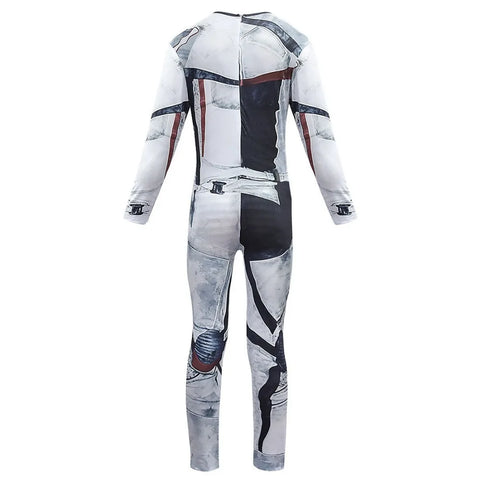 Descendants 3 Carlos Gil Cosplay Costume – Polyester 3D Printed Jumpsuit with Wig for Adults and Kids, Ideal for Halloween Events
