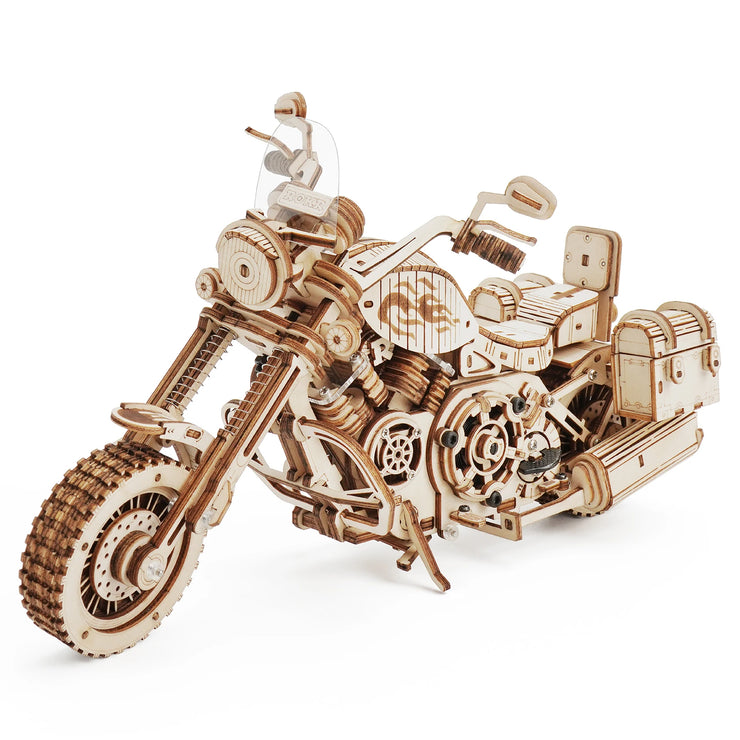 Robotime ROKR Cruiser Motorcycle DIY Wooden Model Kit – 420pcs Assembly Puzzle LK504