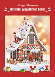 1455 Pcs City Christmas House House Building Blocks Friends Music Box Castle Train Santa Claus Tree Bricks Toys For Kids Gifts