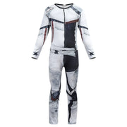 Descendants 3 Carlos Gil Cosplay Costume – Polyester 3D Printed Jumpsuit with Wig for Adults and Kids, Ideal for Halloween Events