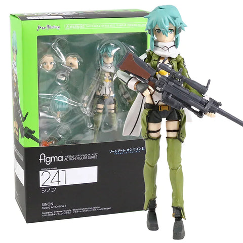Sword Art Online Kirito Kazuto Figma 174 Asuna Figma 178 PVC Action Figure Collectible Model Toy