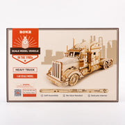 Robotime ROKR 3D Puzzle – Movable Steam Train, Car & Jeep Wooden Model Assembly Kit for Children and Adults