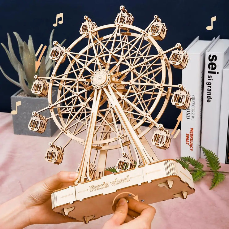 Robotime Rolife Rotatable Ferris Wheel – 232pcs DIY 3D Wooden Model Kit