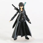 Sword Art Online Kirito Kazuto Figma 174 Asuna Figma 178 PVC Action Figure Collectible Model Toy