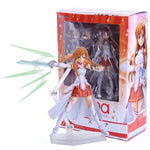 Sword Art Online Kirito Kazuto Figma 174 Asuna Figma 178 PVC Action Figure Collectible Model Toy