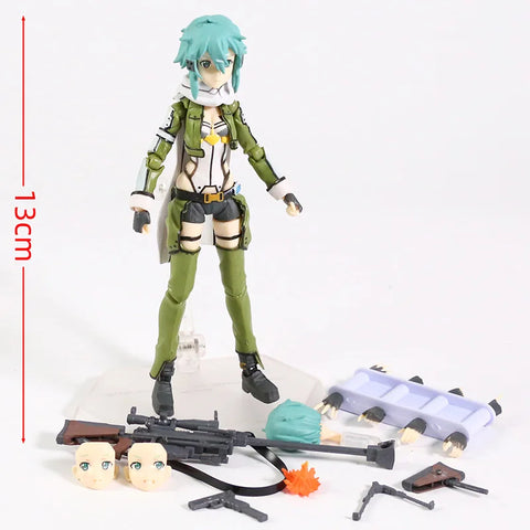 Sword Art Online Kirito Kazuto Figma 174 Asuna Figma 178 PVC Action Figure Collectible Model Toy
