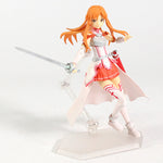Sword Art Online Kirito Kazuto Figma 174 Asuna Figma 178 PVC Action Figure Collectible Model Toy