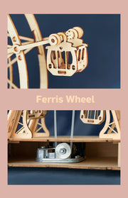 Robotime Rolife Rotatable Ferris Wheel – 232pcs DIY 3D Wooden Model Kit