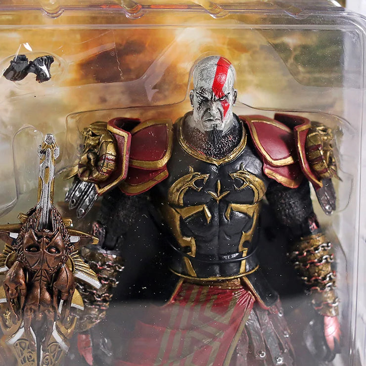 NECA God of War 2 II Kratos In Ares Armor W Blades PVC Action Figure Toy