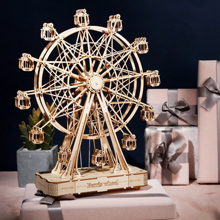 Robotime Rolife Rotatable Ferris Wheel – 232pcs DIY 3D Wooden Model Kit