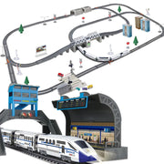Electric High-Speed Railway Set – Harmony Train Model with DIY Tracks for Kids