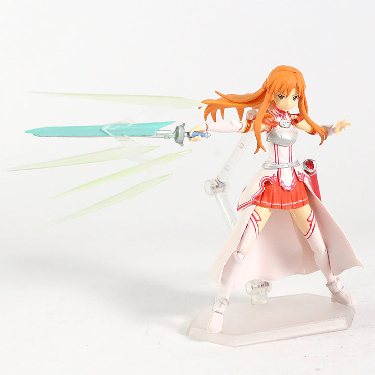 Sword Art Online Kirito Kazuto Figma 174 Asuna Figma 178 PVC Action Figure Collectible Model Toy