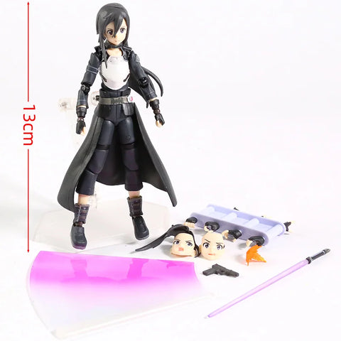 Sword Art Online Kirito Kazuto Figma 174 Asuna Figma 178 PVC Action Figure Collectible Model Toy