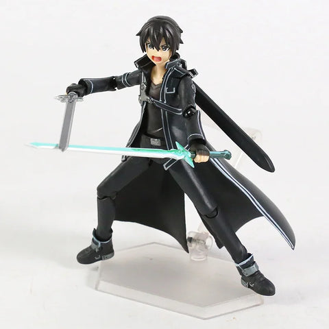 Sword Art Online Kirito Kazuto Figma 174 Asuna Figma 178 PVC Action Figure Collectible Model Toy