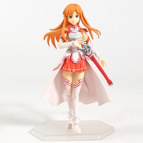 Sword Art Online Kirito Kazuto Figma 174 Asuna Figma 178 PVC Action Figure Collectible Model Toy