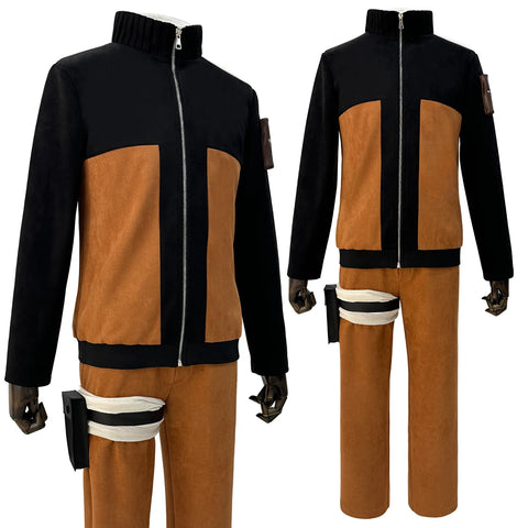 HOLOUN Uzumaki Cosplay Costume – Adult Anime Outfit with Top, Pants, and Headdress for Christmas, New Year, and Conventions