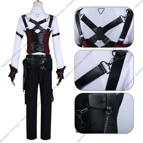 Game Hunter Heroine Female Cosplay Costume Xavier Zayne Rafayel Wig Uniform Anime Love And Deepspace Miss Hunter Party Girl Suit