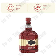Wine Bottle Building Bricks Blocks Set 258 Pcs