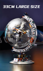 Space Station Globe Building Set — Light-Up Display Build (Ages 8+)