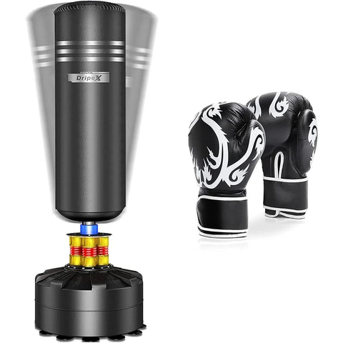 Adult Standing Punching Bag Heavy Duty Punching Bag Stand with Suction Cup Base - 69&