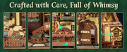 Robotime ROKR Black Forest Cuckoo Clock – 3D Wooden Puzzle Model Kit