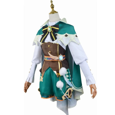Genshin Impact Venti Cosplay Costume Wig Dress