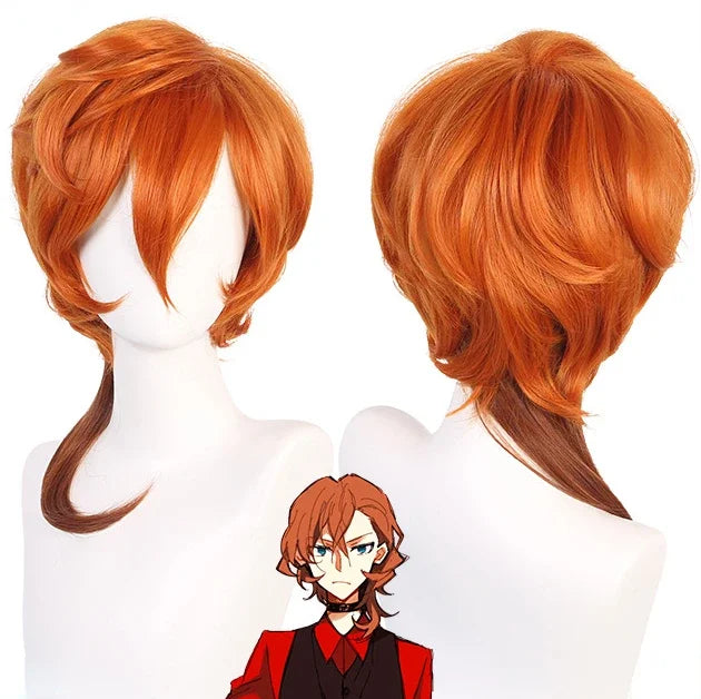Nakahara Chuuya Cosplay Costume – Full Set with Hat and Gloves from Bungo Stray Dogs for Adults, Perfect for Halloween and Anime Events