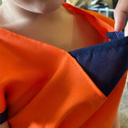 Son Goku and Krillin Cosplay Costumes – Halloween Suits with Tail, Wristband, and Super Saiyan Wig for Adults and Kids