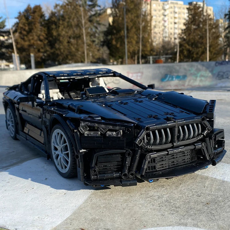 Super Car Model Building Blocks MOC City Remote Control Technology